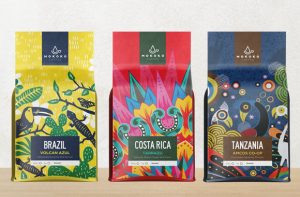 Mokoko coffee branding and packaging