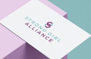 Strong girl alliance London branding